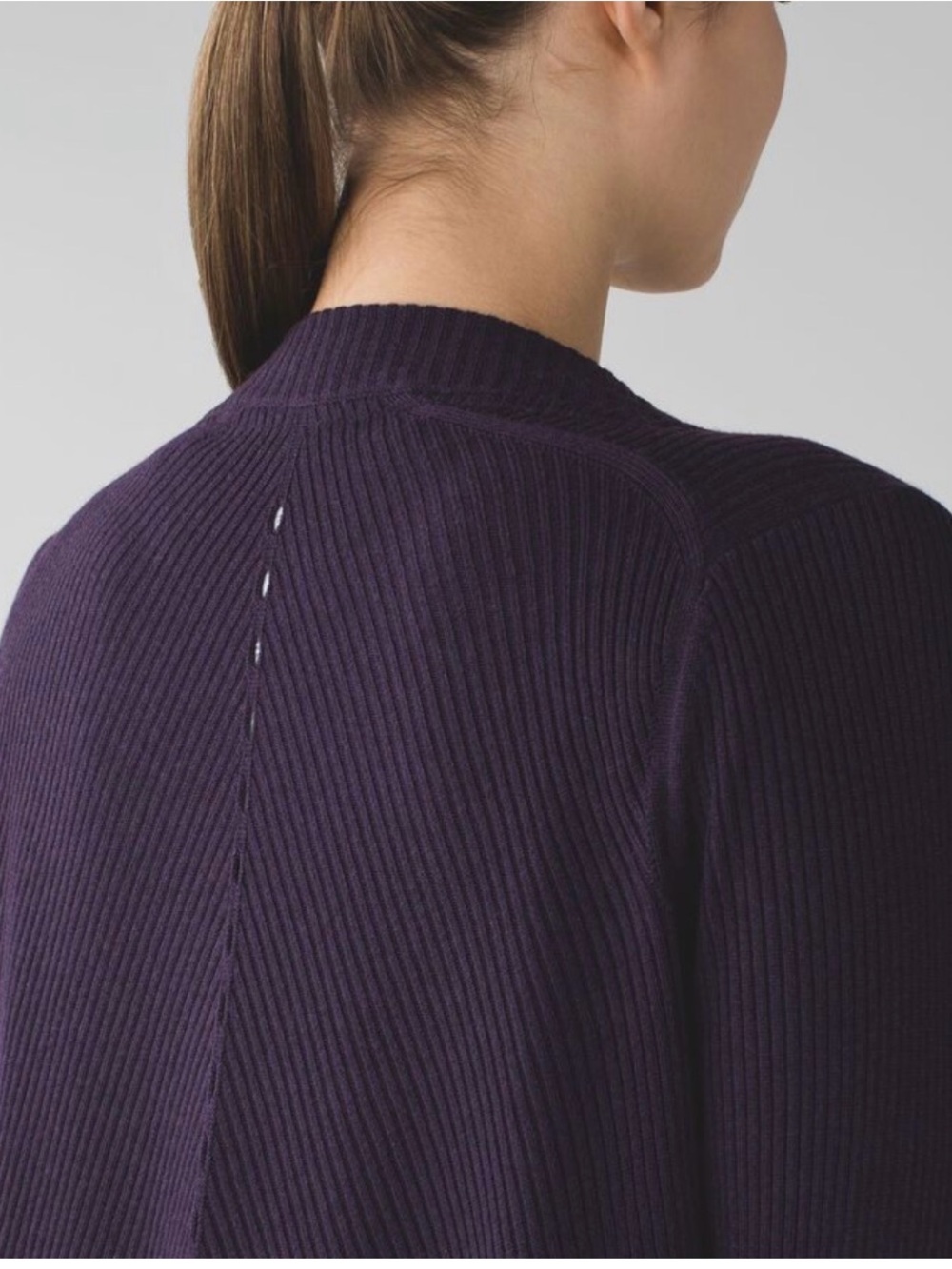 Lululemon Plum sweater-small - Picture 4 of 10